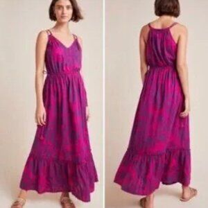 NWOT Anthropologie Saturday Sunday Yasmine Floral Maxi Dress Size XS